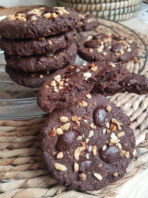 Cookies Chocolat-noisettes Et Sarrasin Sans Gluten, Sains Et Vegan – By ...