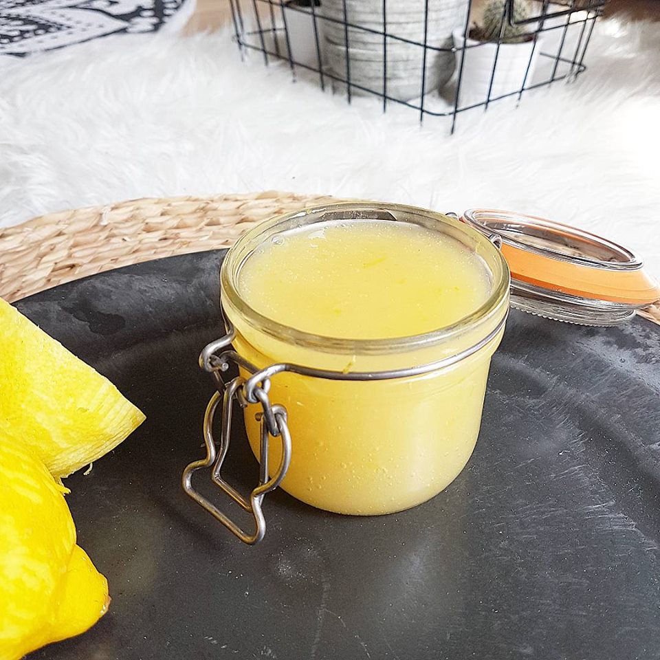 Lemon curd acidulé vegan et healthy (sans matières grasses)