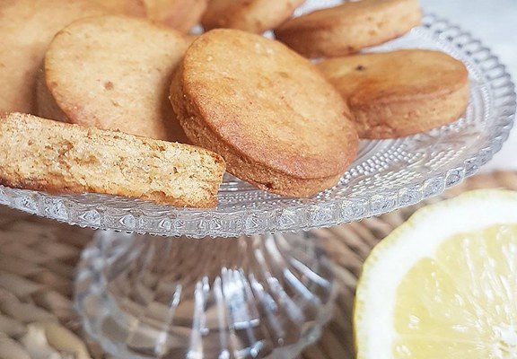 Biscuits secs citron gingembre (healthy et vegan)