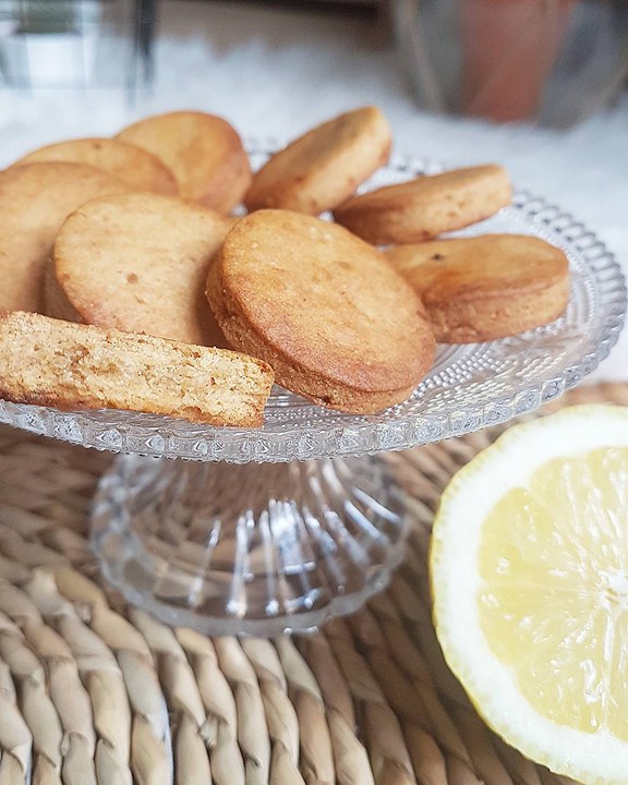 Biscuits secs citron gingembre (healthy et vegan)