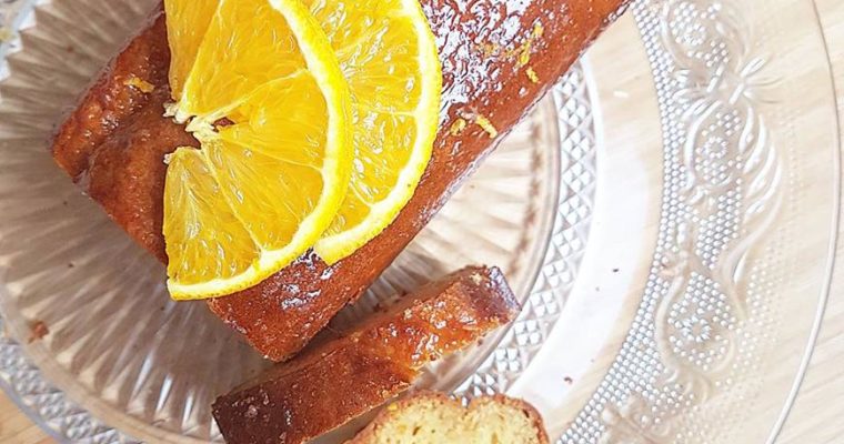 Cake à la marmelade d’orange, miel et huile d’olive (sans sucres ajoutés et sans beurre)