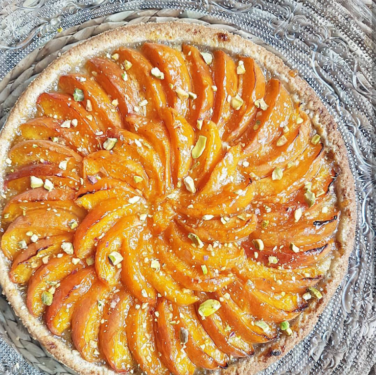 Tarte Aux Abricots, Crème D’amande Et Pistache Sans Beurre Ni Matière ...