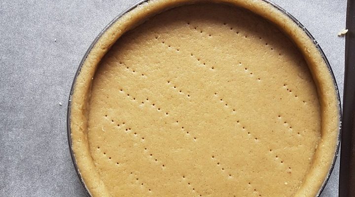 Pâte à tarte sablée amande et vanille sans beurre, saine et vegan
