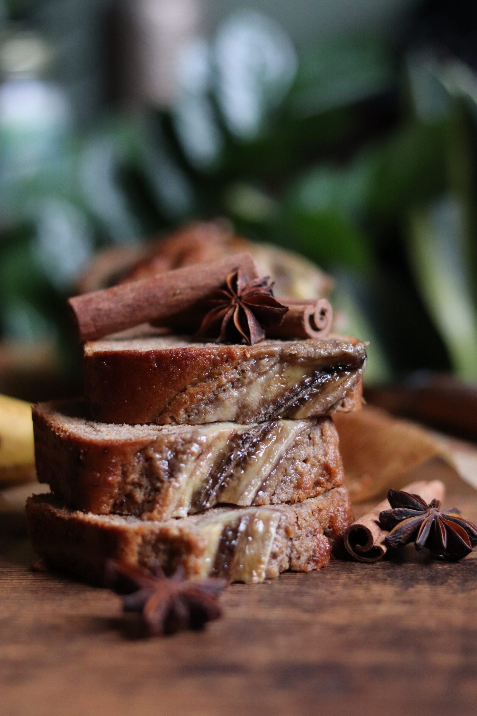 Banana bread vegan façon pain d’épices (épicé ou nature), sans MG ajoutées