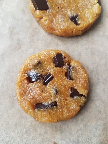 Cookies à La Farine De Pois Chiches Et Chocolat Noir (vegan Et Sans ...