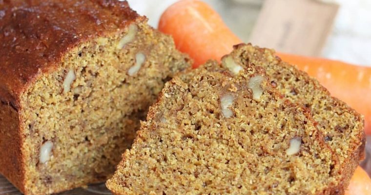 Carrot cake banana bread vegan et sans matières grasses
