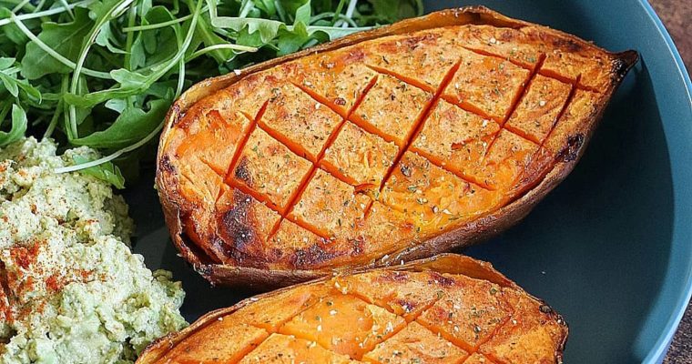 Patate douce au four