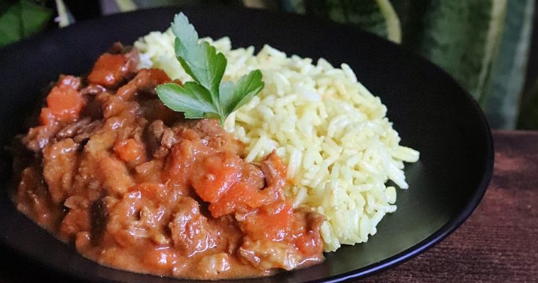 Curry de boeuf carottes madras