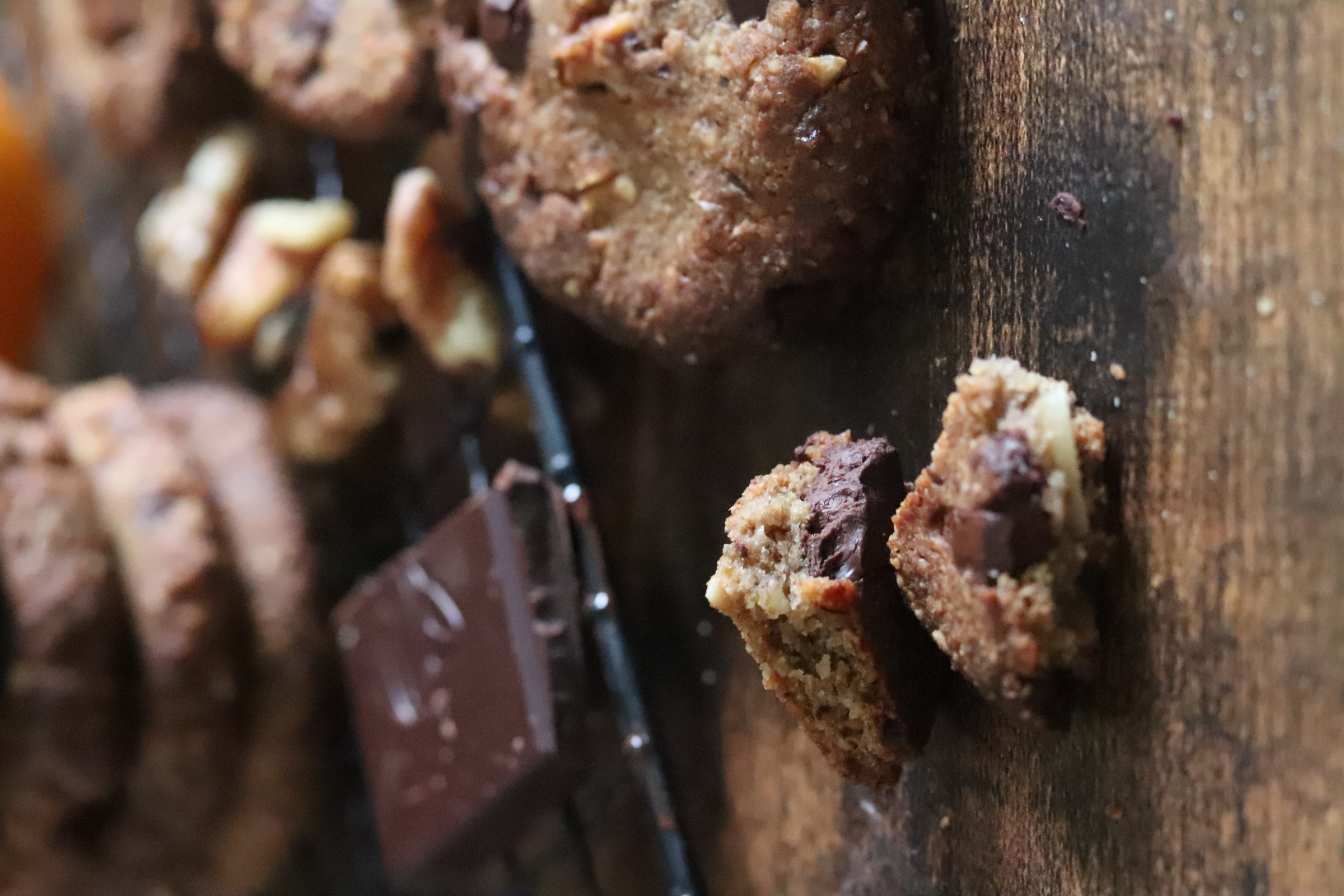 Cookies Vegan Et Sans Gluten : Sarrasin, Noisette, Noix, éclats De ...