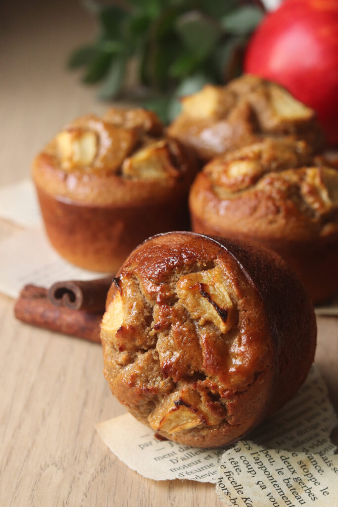 Muffins Pomme, Amande Et Cannelle Légers Et Sans Gluten – By Flora B