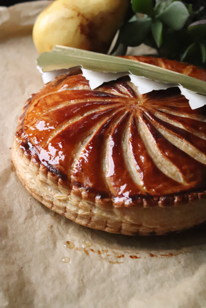 Galette Poire Amande Avec Crème D’amande Sans Beurre – By Flora B