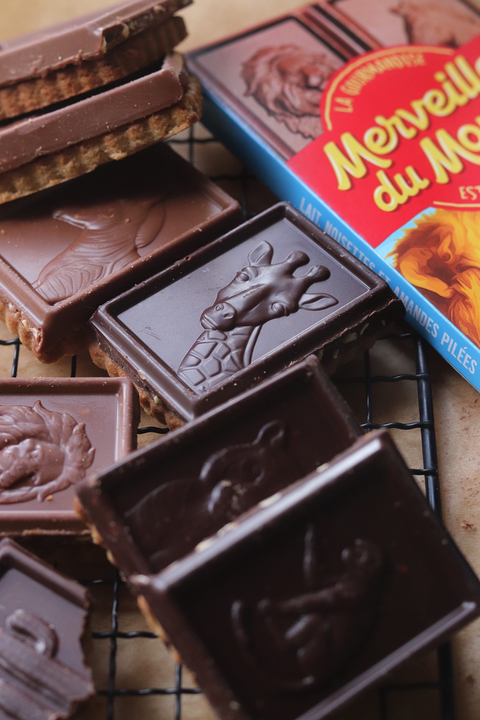 Sablés au chocolat Merveilles du Monde sans gluten – By Flora B